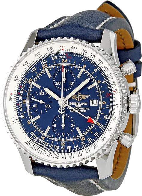 breitling uhr blaues zifferblatt